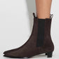 Kiki suede boots in moka