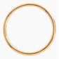 Medium plain gold bangle