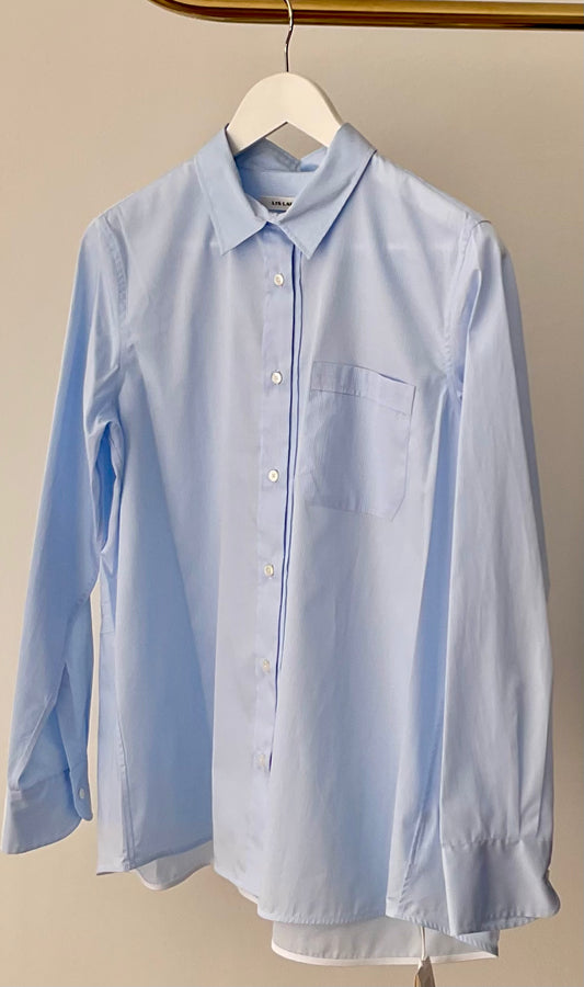 Cezane blue white stripe shirt