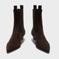 Kiki suede boots in moka