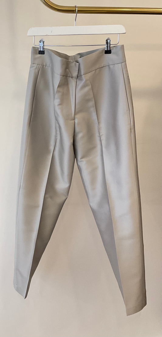Twig trouser in silver