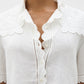 Handkerchief camp shirt antique white