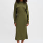 Batwing dress laurel green