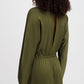 Batwing dress laurel green