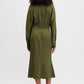 Batwing dress laurel green