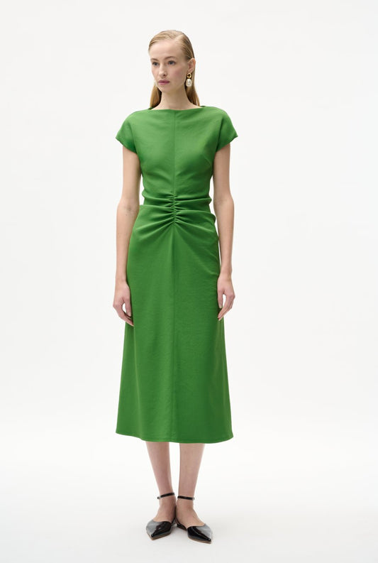 Ecail dress bottle green