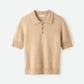 Brushed pique camel