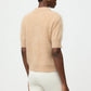 Brushed pique camel