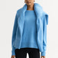 Boyfriend crewneck azure