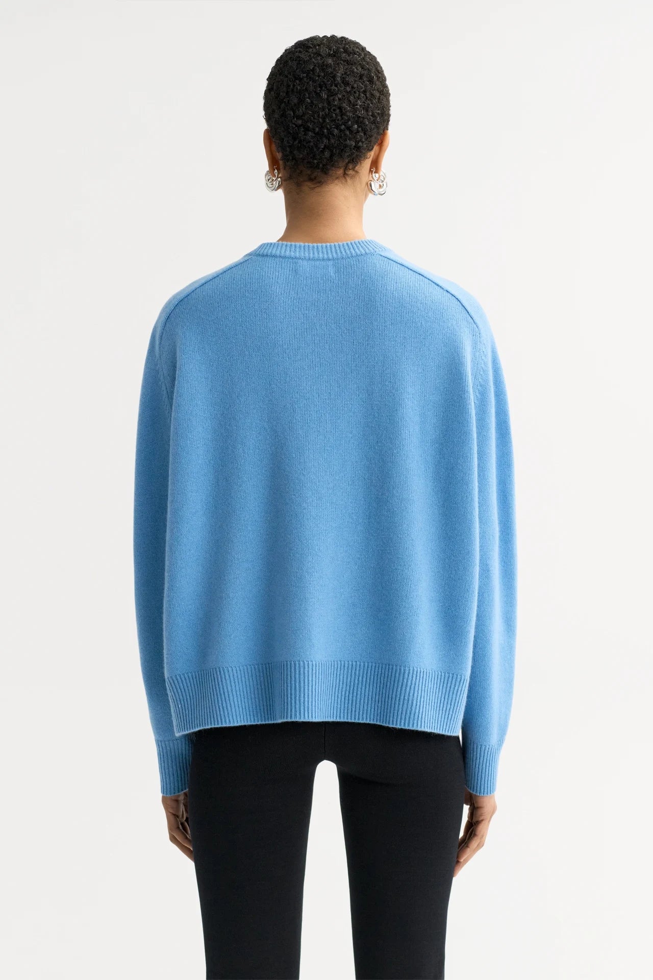 Boyfriend crewneck azure