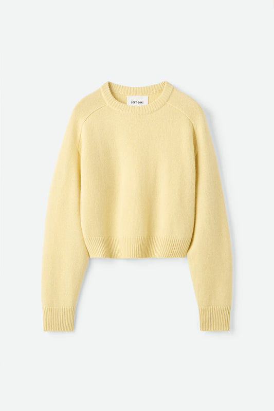 Cashmere top honeydew yellow