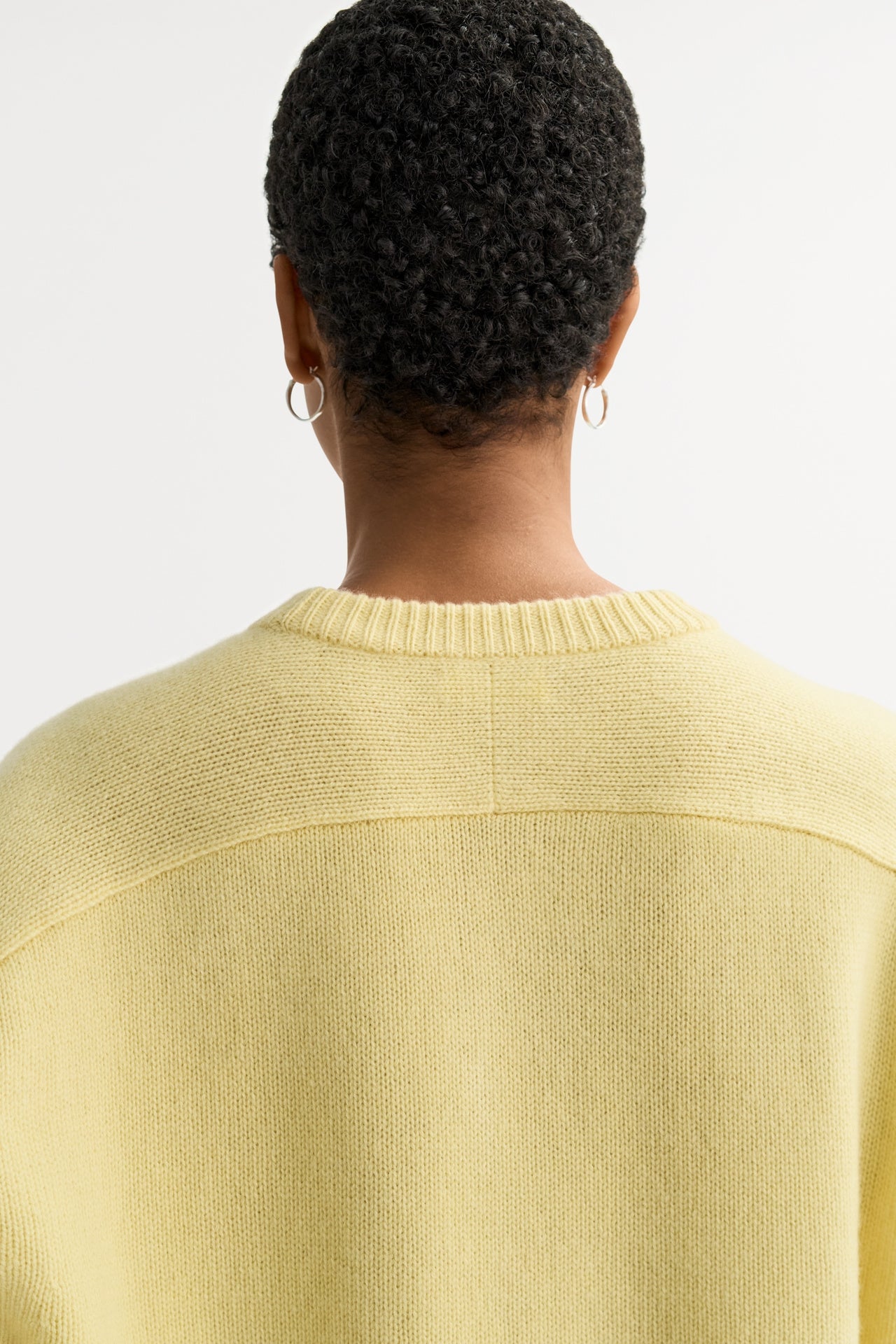 Cashmere top honeydew yellow