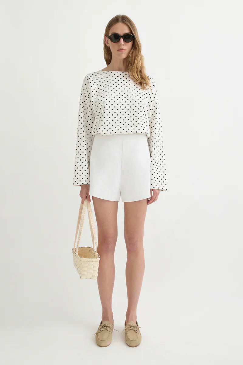 Perri short ivory