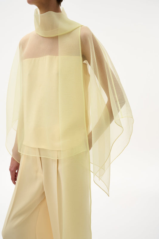 Edwin CLOQUÉ ORGANZA TOP