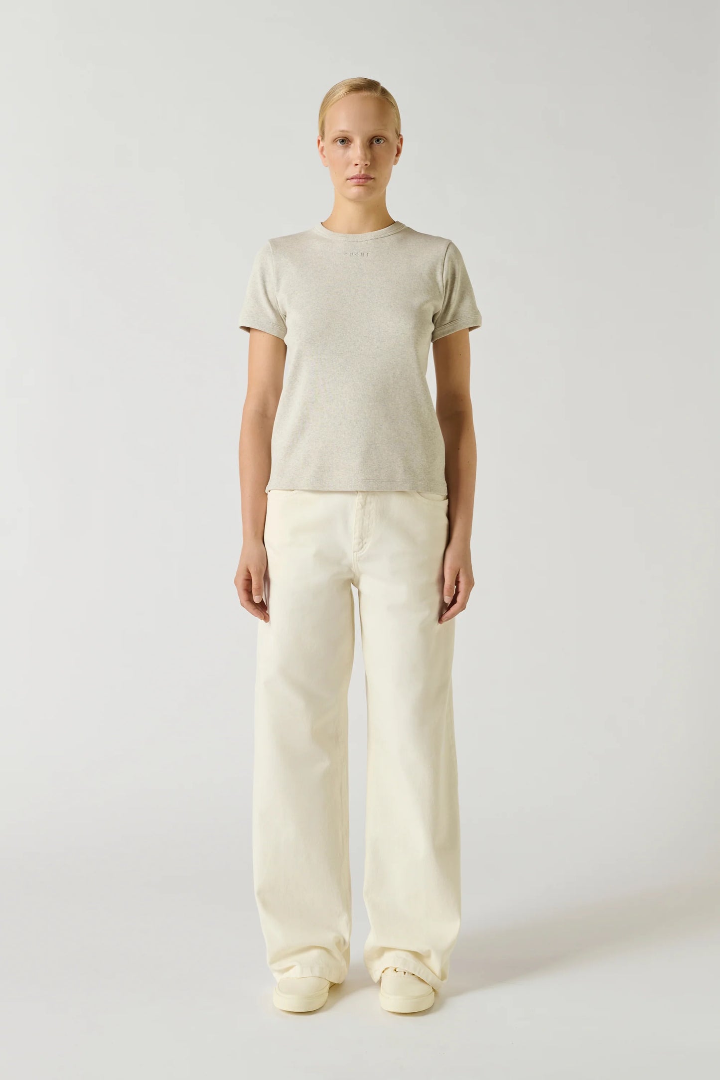 Calvin straight denim jeans - ecru
