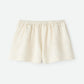Silk shorts- ivory