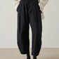 Vernon pants in poplin cotton - black