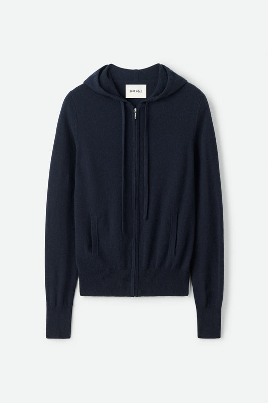 Zip hoodie - navy