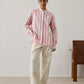 Stripe cotton poplin Bermudes shirt