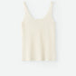 Featherlight singlet cashmere - feather white