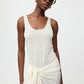 Featherlight singlet cashmere - feather white