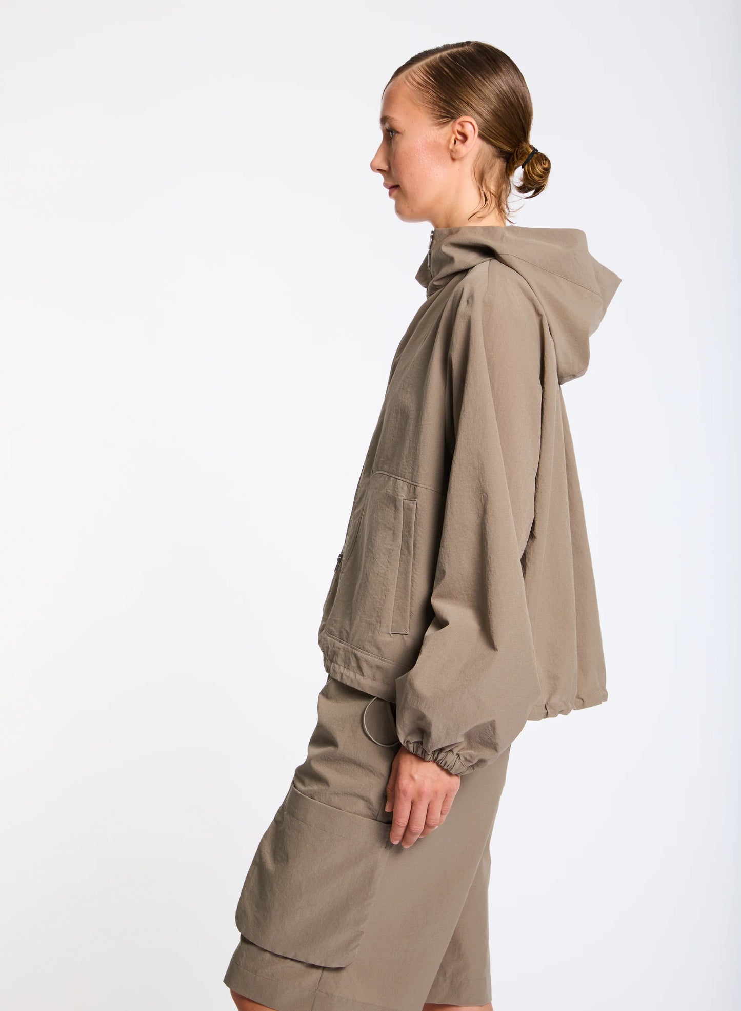 Gieri zip up - muted olive