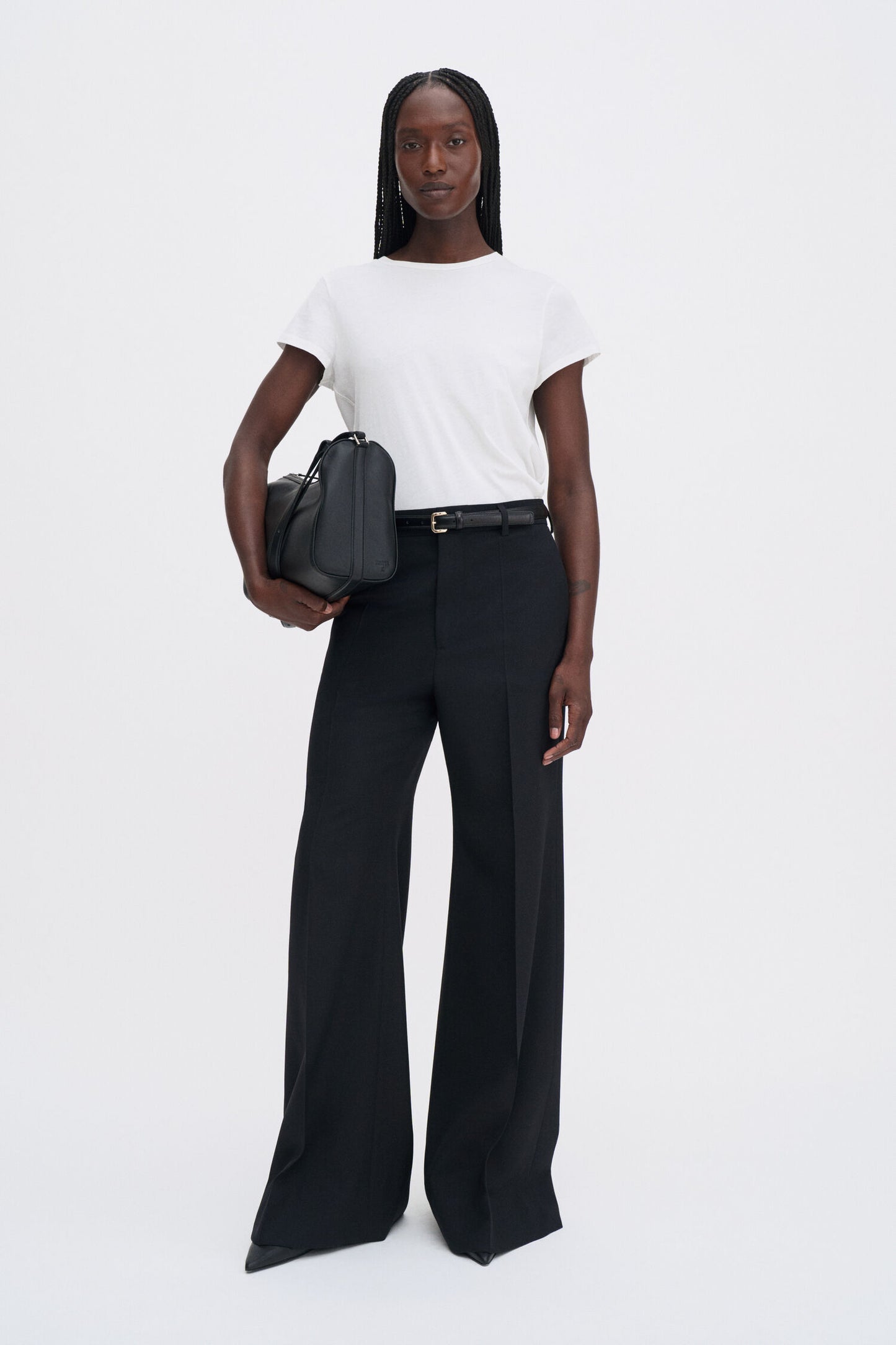 Dionne flare trousers black