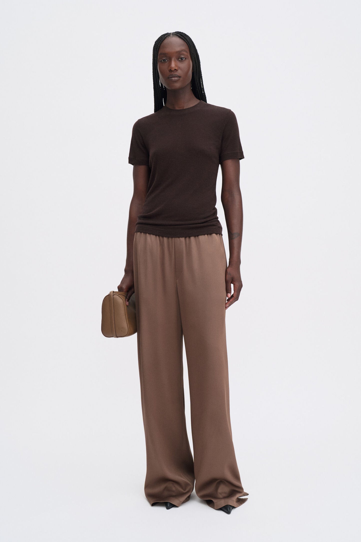 Lyocell cashmere tee