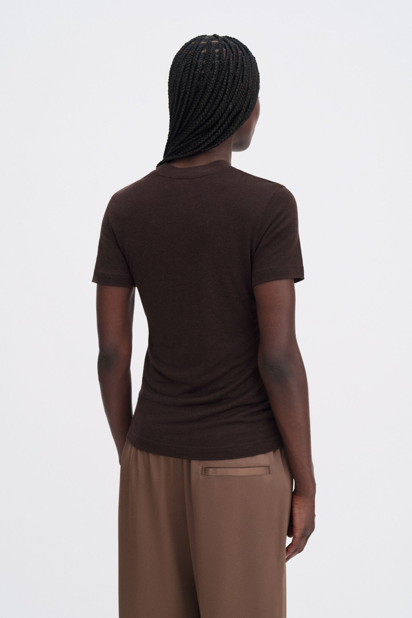Lyocell cashmere tee