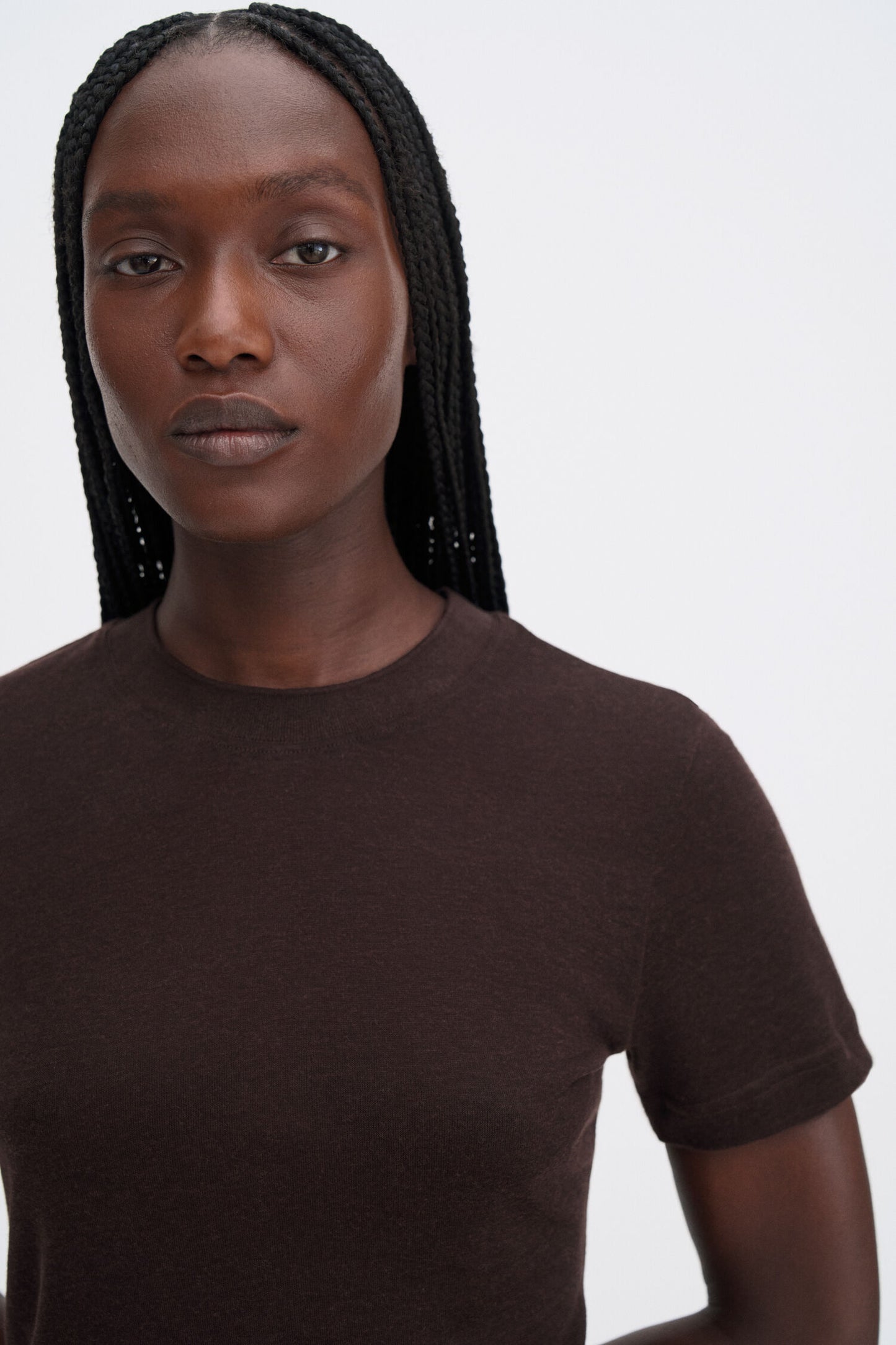 Lyocell cashmere tee
