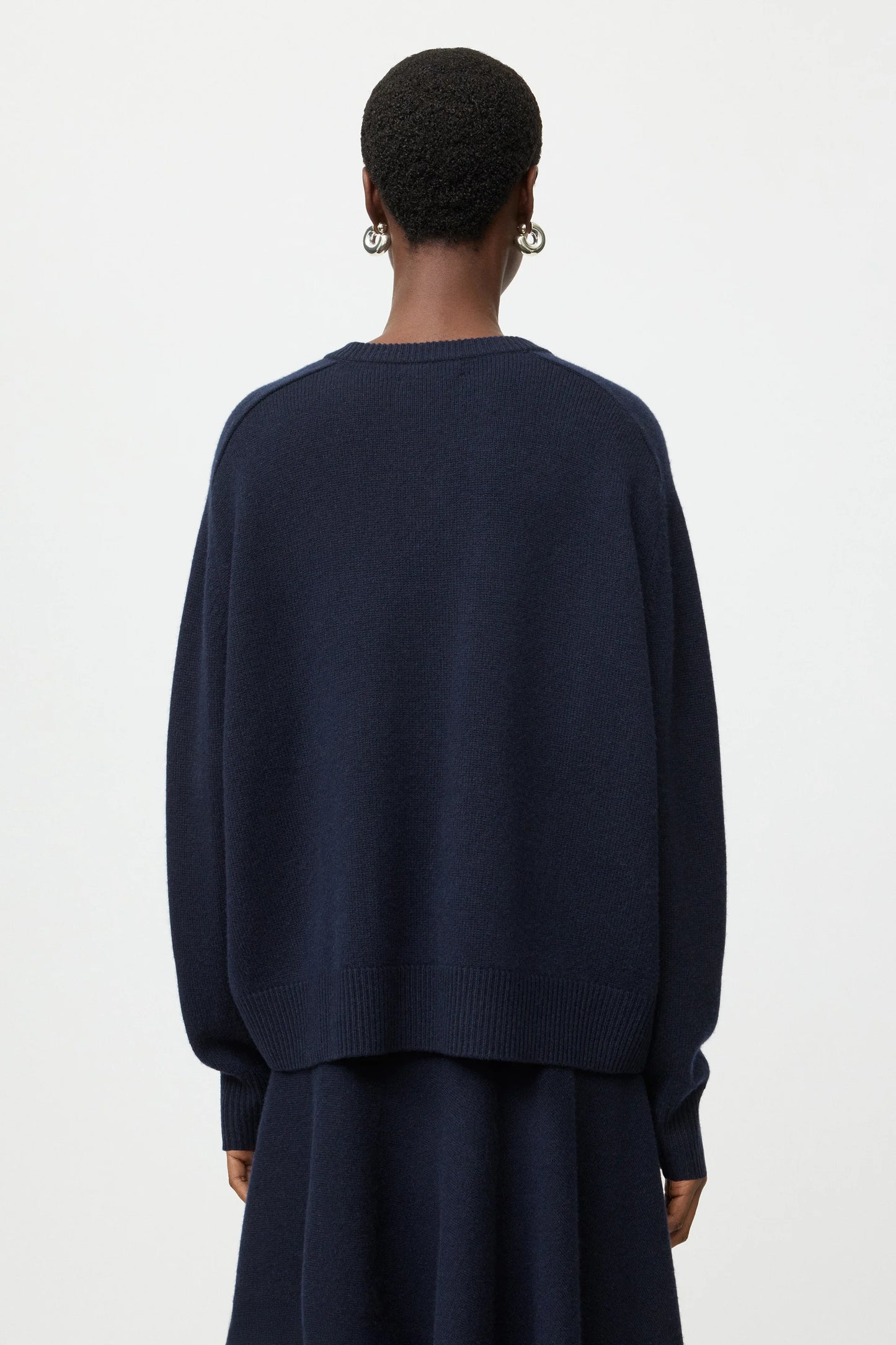 Boyfriend crewneck navy