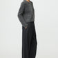 Alpaca cardigan anthracite melange