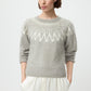 Fair isle brushed greige