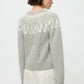 Fair isle brushed greige