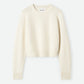 Cashmere top feather white