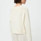 Cashmere top feather white