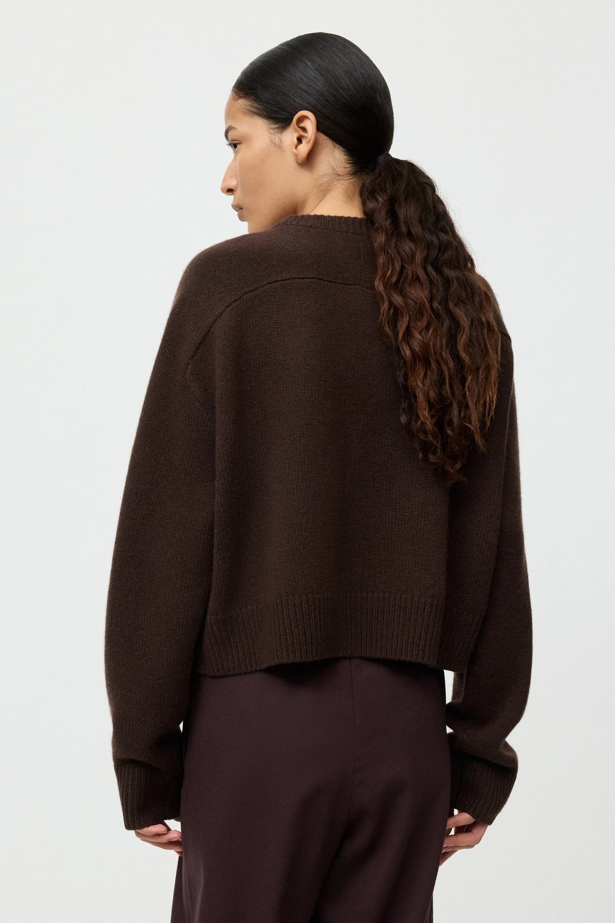 Cashmere top mocha