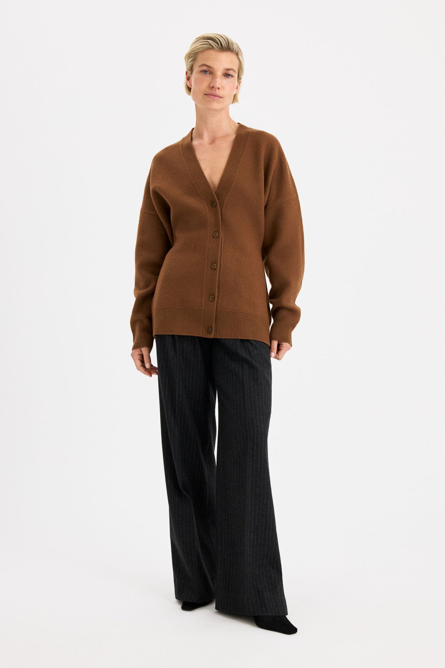 HOURGLASS FELTED CARDIGAN