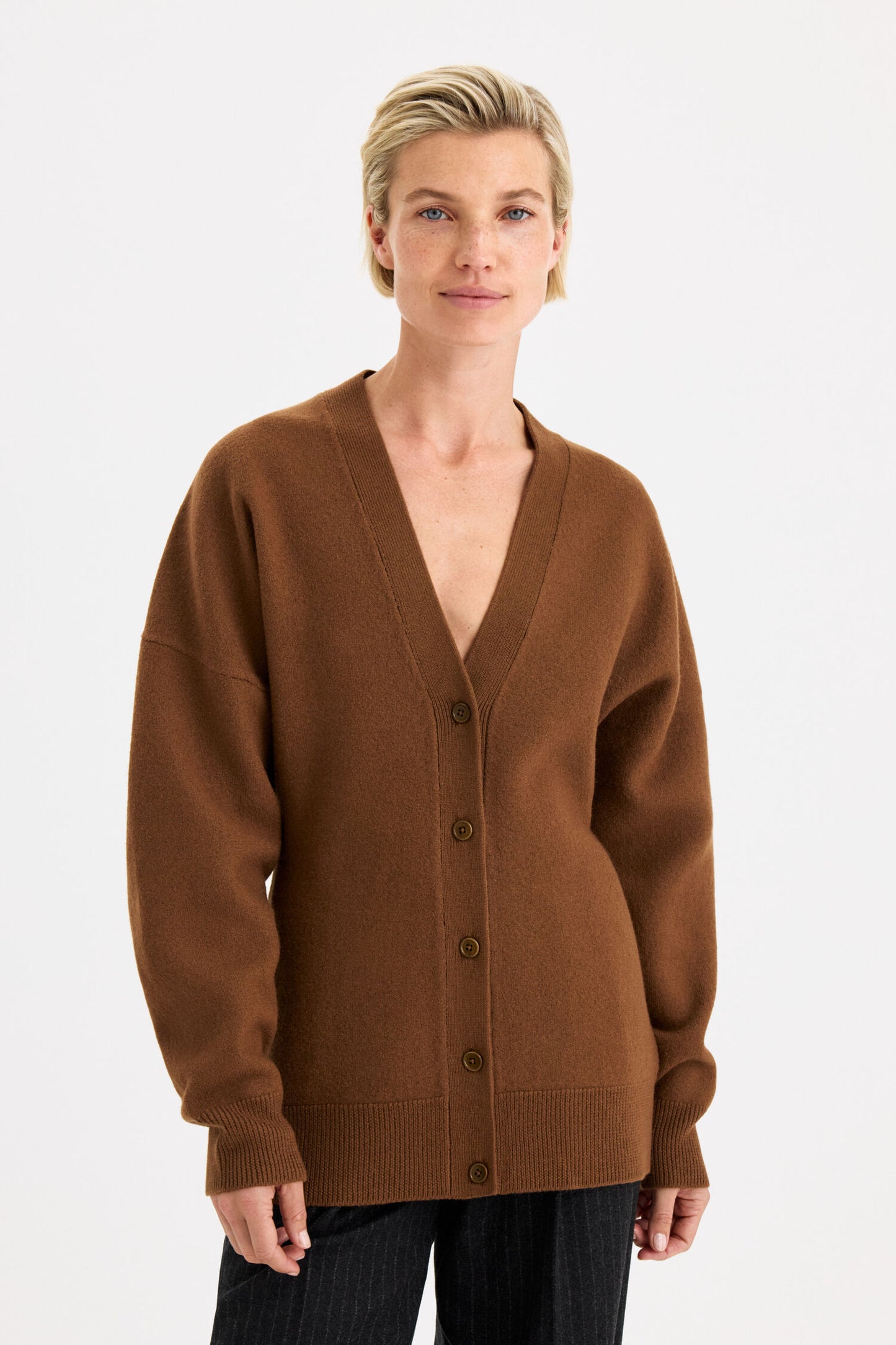HOURGLASS FELTED CARDIGAN