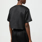 Short sleeve silk blouse