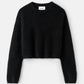 Brushed crewneck
