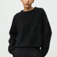 Brushed crewneck