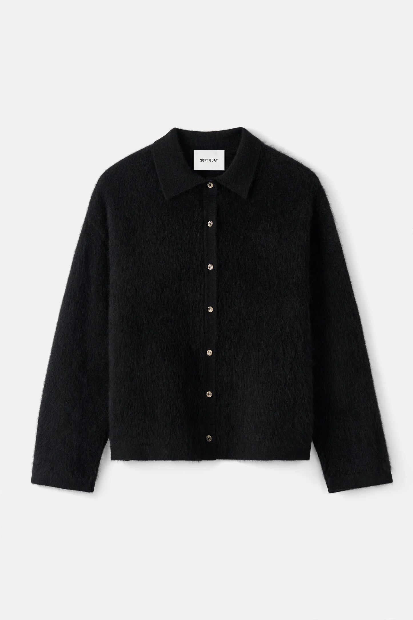 Brushed shirt black