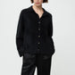 Brushed shirt black
