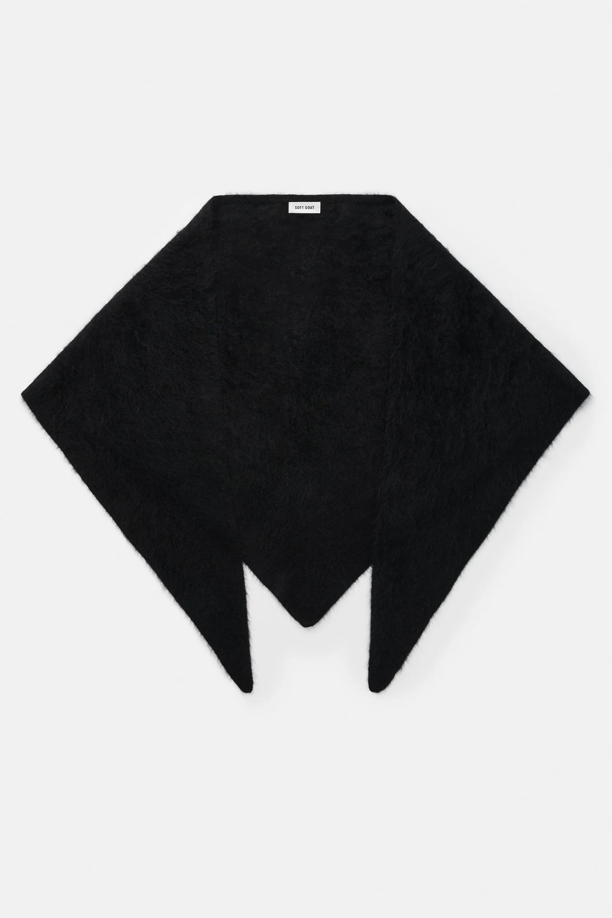 Brushed scarf black one size