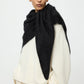 Brushed scarf black one size