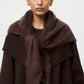 Brushed scarf mocha