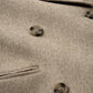 Double breasted coat greige