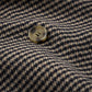 Oversized houndstooth coat black/beige