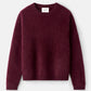 Brushed boyfriend crewneck
